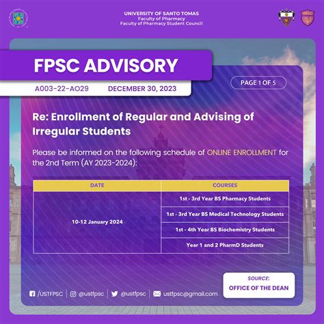 FPSC ADVISORY .
